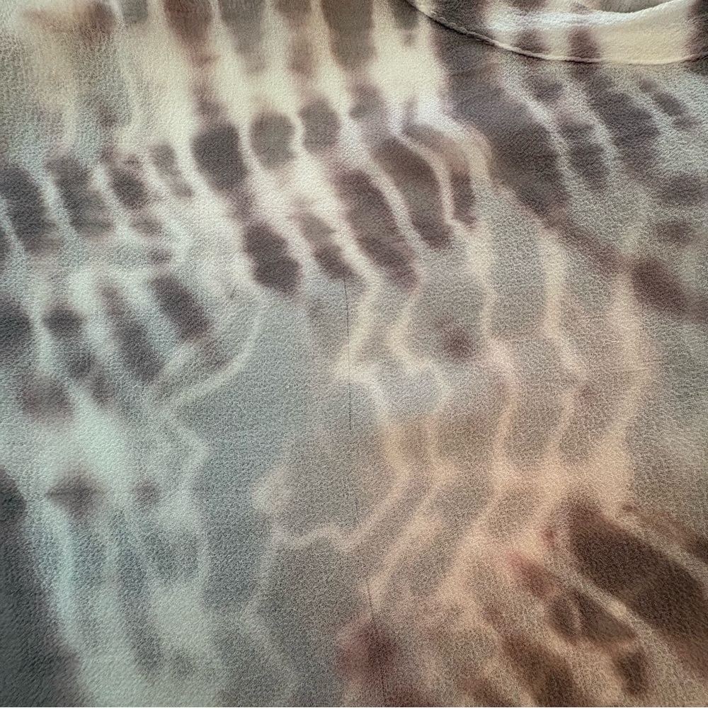 GYPSY 05 Made in Hollywood Silk Oversized Long Tie Dye Top! Gorgeous Bohemian. - Picture 13 of 14